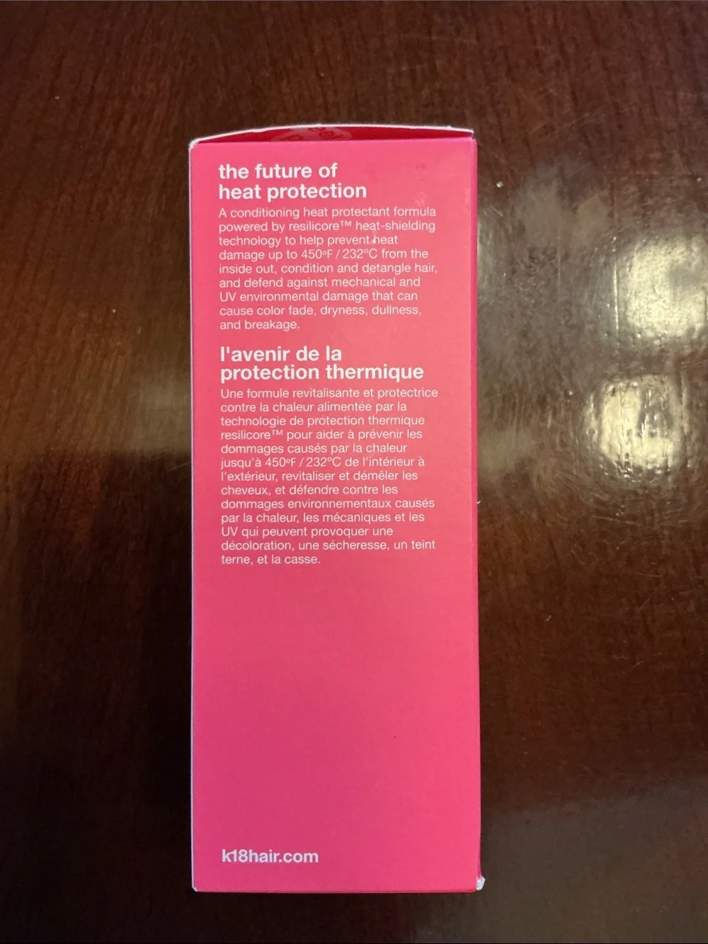 HeatBounce Conditioning Heat Protectant — White with Pink Accents